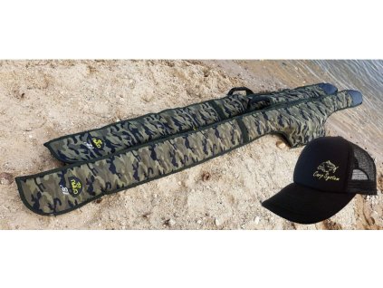 Carp System Obal na dvoudílný prut 3,9m CCS + čepice