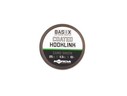 Korda Šňůrka Basix Coated Hooklink 25lb 10m (Varianta Korda Šňůrka Basix Coated Hooklink 25lb 10m)