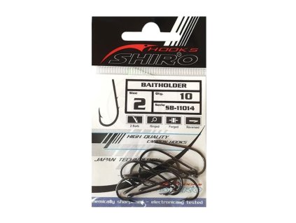 Shiro Háčky Baitholder - 10ks (Varianta Shiro Háčky Baitholder SB-11014 - vel.3/0 - 10ks)