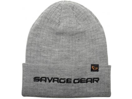 Savage Gear Čepice FOLD-UP BEANIE ONE SIZE LIGHT GREY MELANGE (Varianta Savage Gear Čepice FOLD-UP BEANIE ONE SIZE LIGHT GREY MELANGE)