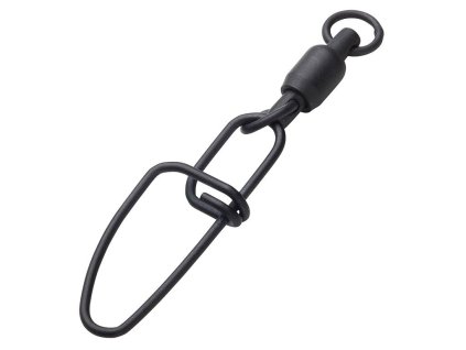 Madcat Karabinka s obratlíkem STAINL. BB SWIVELS W. CROSSL. SNAP (Varianta Madcat Karabinka s obratlíkem STAINL. BB SWIVELS W. CROSSL. SNAP #2 165LB 75KG BLACK 3PCS)