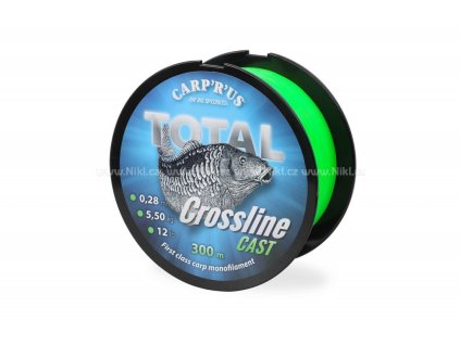 Carp ´R´ Us Vlasec Total Crossline Cast Green (Varianta Carp ´R´ Us Vlasec Total Crossline Cast Green 0,30mm 1200m 6,8kg/15lb)