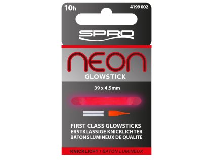 SPRO NEON GLOWSTICK RED 39X4.5MM