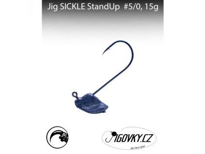 Jigovky.cz Jigová hlavička SICKLE StandUp 5/0 - 5 ks (Varianta Jigovky.cz Jigová hlavička SICKLE StandUp 5/0 - 5 ks 12 g)
