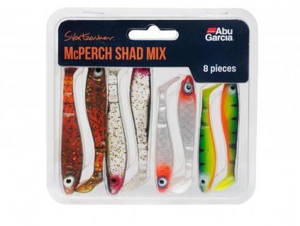 Abu Garcia Sada gumových nástrah McPerch Shad Mix 8ks