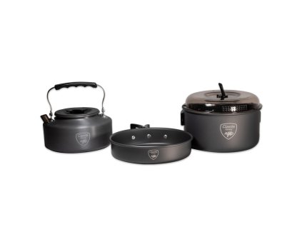 Giants fishing Sada nádobí s konvičkou 3 Piece Pan & Kettle Set