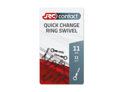 JRC Rychlovýměnný obratlík s kroužkem Quick Change Ring Swivel (Varianta JRC Rychlovýměnný obratlík s kroužkem Quick Change Ring Swivel vel. 11 - 11ks)