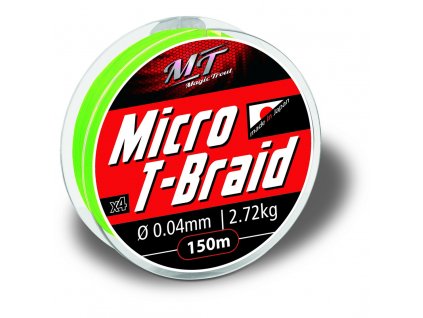 Quantum Magic Trout Pletená šňůra  Micro T-Braid 150 m (Varianta Quantum Magic Trout Pletená šňůra  Micro T-Braid 150 m  0,12 mm 8,17 kg zelená)