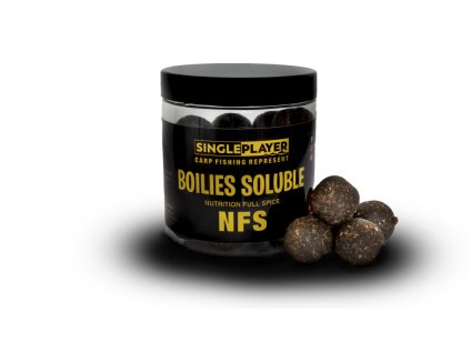 SINGLEPLAYER Boilies SOLUBLE (rozpustné) (Varianta SINGLEPLAYER Boilies Smoked Squid SOLUBLE (rozpustné) 20 mm 1kg)