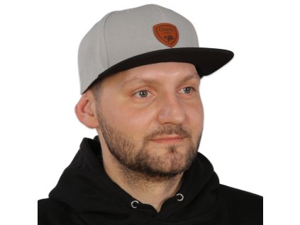 Giants fishing  Kšiltovka Flat Cap Grey/Black