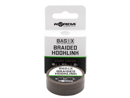 Korda   Šňůrka Basix Braided Hooklink 18lb 10m (Varianta Korda   Šňůrka Basix Braided Hooklink 18lb 10m)