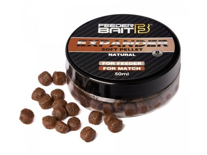 FeederBait Expander soft pellet 8 mm 50 ml (Varianta FeederBait Expander soft pellet 8 mm 50 ml - Natural)