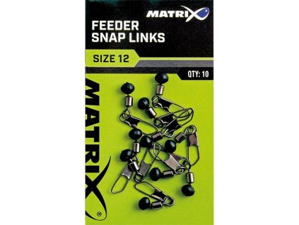 Fox Matrix Obratlík s karabinkou Feeder Bead Snap Links