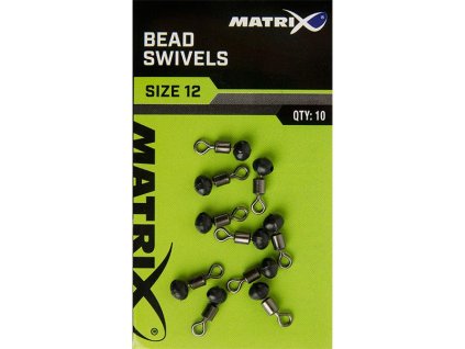 Fox Matrix Obratlíky Bead Swivels - 10 ks/ vel.12 (Varianta Fox Matrix Obratlíky Bead Swivels - 10 ks/ vel.12)