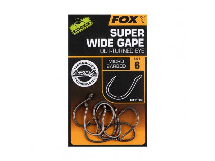 Fox International   Háčky Armapoint Super Wide Gape (Outturned eye) (Varianta Fox International   Háčky Armapoint Super Wide Gape (Outturned eye) - Size 6)