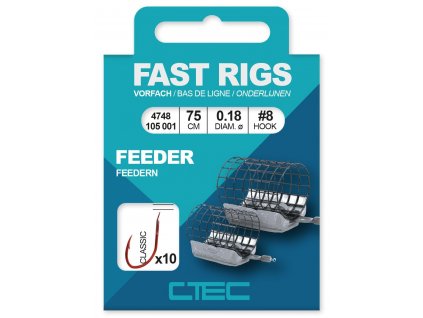 CTEC Návazce FAST RIGS CLASSIC FEEDER