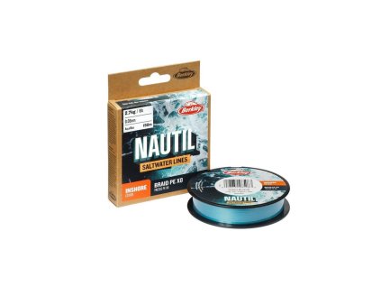 Berkley Šňůra NAUTIL Braidx8 150 m AquaBlue (Varianta Berkley Šňůra NAUTIL Braidx8 150 m 0,06 mm AquaBlue)
