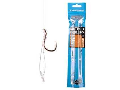 Cresta Hotové návavce Method Rigs stops  0,24 mm 10 cm vel.12  8 ks