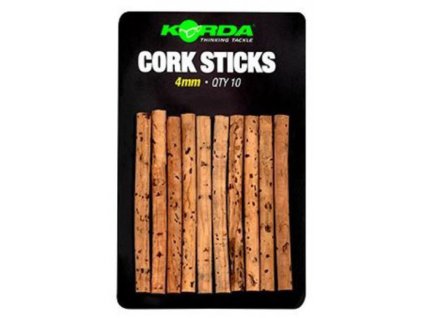 Korda Korkové tyčinky Cork Sticks 4 mm 10ks
