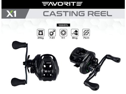 Favorite Rybářský naviják Baicast X1 100HD