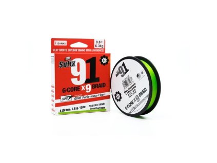 Sufix Šňůra 91 G-CORE 150m (Varianta Sufix Šňůra 91 G-CORE 150 m 0,205 mm 11,3 kg svítivě zelená)