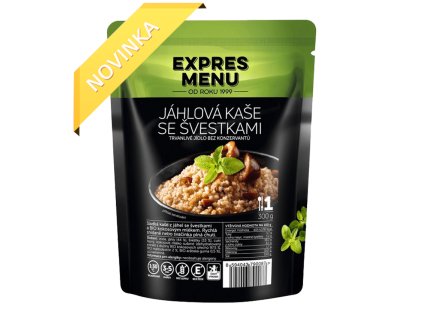 Expres Menu DEZERT - Jáhlová kaše se švestkami