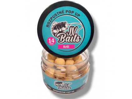 JV Baits Rozpustné pop up (Varianta JV Baits Rozpustné pop up Krill 100 ml 14 mm)