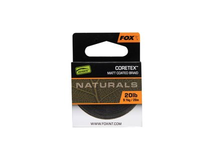 Fox International Návazcová Šňůrka Naturals Coretex (Varianta Fox International Návazcová Šňůrka Naturals Coretex 20 m - 20 lb)