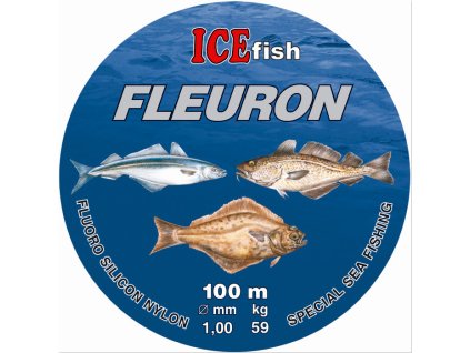 ICE fish Fleuron - 100 m - 0,40 mm (Varianta ICE fish Fleuron - 100 m - 0,40 mm - 13 kg)