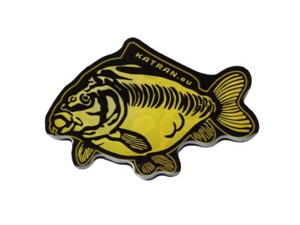 Katran 3D Samolepka Kapr GOLD (Varianta Katran 3D Samolepka Kapr GOLD)