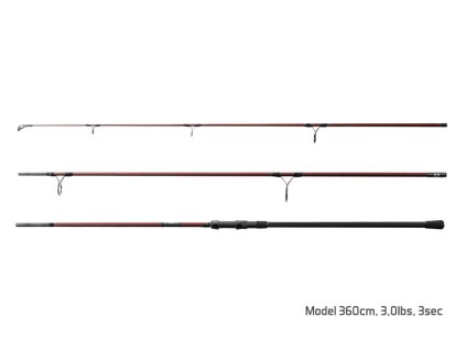 Delphin Rybářský prut ETNA E3 3,9m 3.50lbs  3 díl