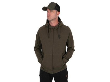 Fox International Mikina Collection LW Hoody Green/Black (Varianta Fox International Mikina Collection LW Hoody Green/Black vel. L)