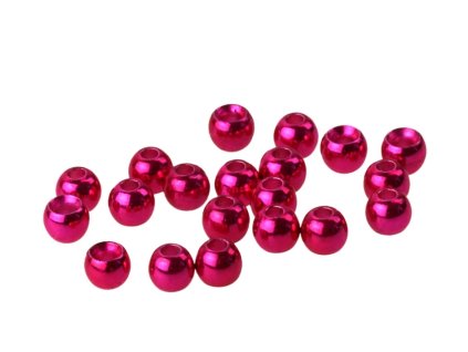 Sybai Brass metalic beads purple - 2mm