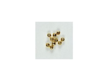 Skalka Tungsten beads plus zlatá - 2mm