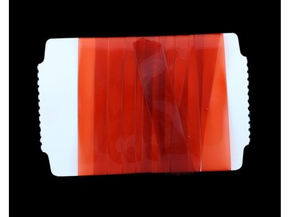 Sybai Stretch glass 10mm - Red brown-1m