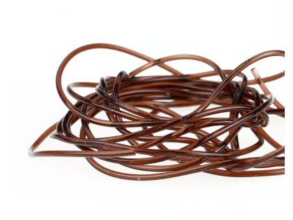 Sybai Glass rib 1mm - Brown-140cm