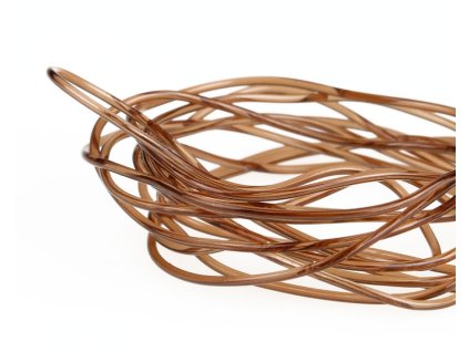 Sybai Glass rib 1mm - Light brown-140cm