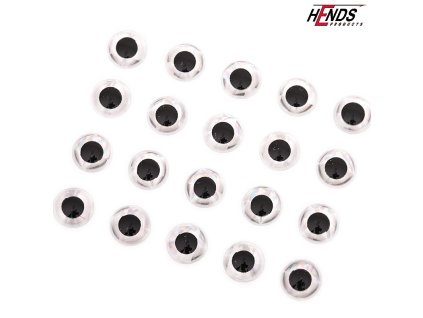 Hends Epoxy eyes - Stříbrná 3mm