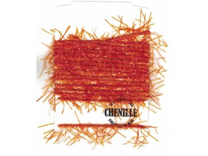Sybai Vibrant chenille - Burnt orange
