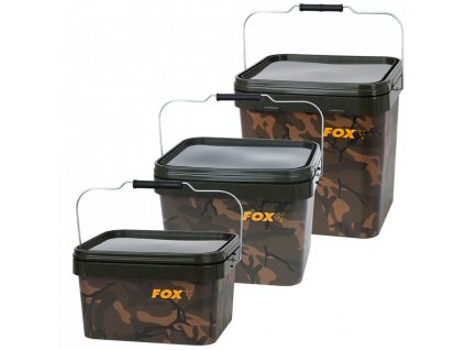 Fox International Kbelík Camo Square Bucket 10L