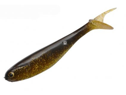 Black Cat Gumová nástraha Mullet Shad-18cm - Gold-2ks