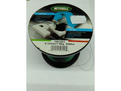 Mitchell Šňůra  metráž - zelená 0,12mm 7,8kg - Nutné dokoupit cívku kód: 12025