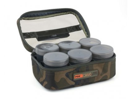 Fox International Taška s dózami Camolite Glug 8 Pot Case