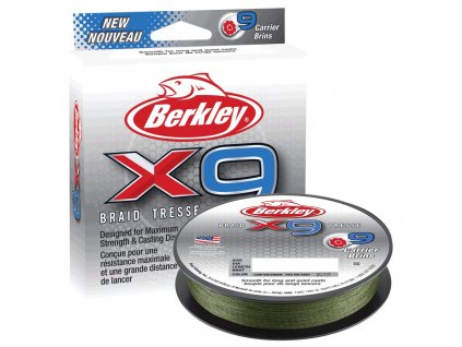 BERKLEY Pletená šňůra X9 0,20MM LOW VIS GREEN-1m - Nutné dokoupit cívku kód: 12025
