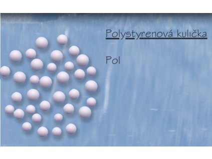 Bubeník Kulička polystyrenová  mix velikostí