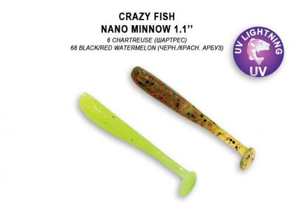 Crazy Fish Nano Minnow 1,1" 2,7cm color 6/68