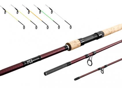 DELPHIN Rybářský prut MAGMA M3 Method feeder / 3 díly - 400 cm 215 g
