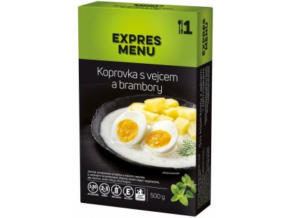 Expres Menu  KM Koprovka s vejcem a brambory