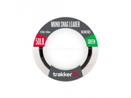 Trakker Products Šokový vlasec Snag Leader 50lb, 22,6kg, 0,60mm, 100m - Green