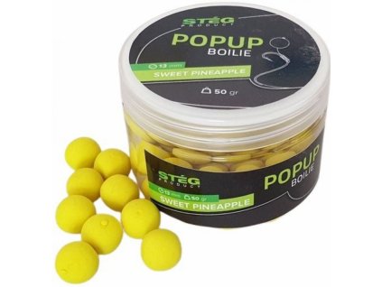 Stég Pop-Up Boilie Pineapple 13mm 50g